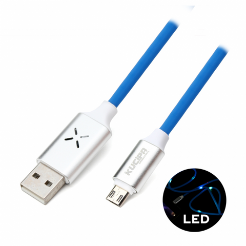 Data kabl KUCIPA K257 micro USB 1m plavi.