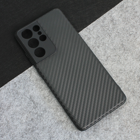 Zastitna futrola Carbon fiber - Samsung G998B Galaxy S21 Ultra 5G crna.