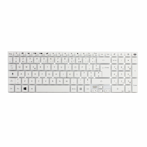 Tastatura - laptop Gateway NV52L NV55S NV57 bela.