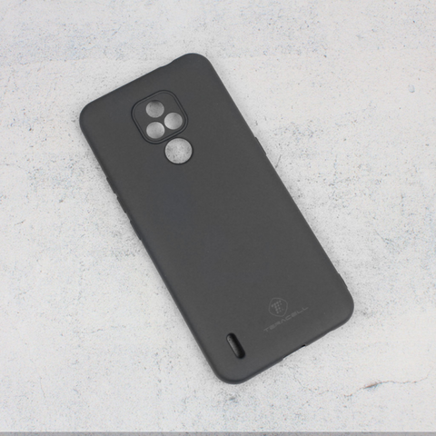 Teracell GIULIETTA silikonska futrola - Motorola Moto E7 mat crna.