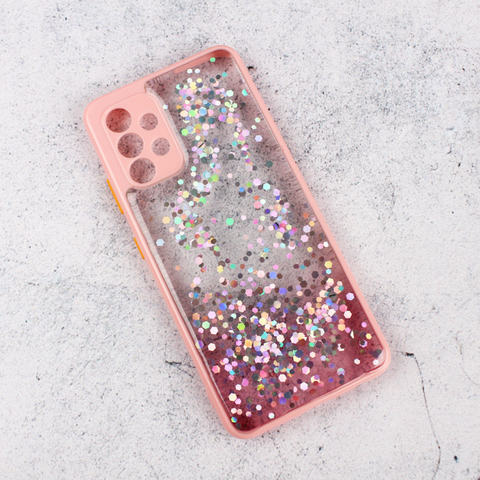 Zastitna futrola okvir Glitter - Samsung A325 Galaxy A32 4G (EU) roze.