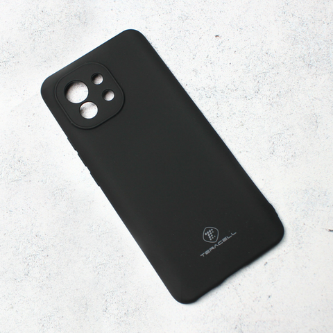 Teracell GIULIETTA silikonska futrola - Xiaomi Mi 11 mat crna.