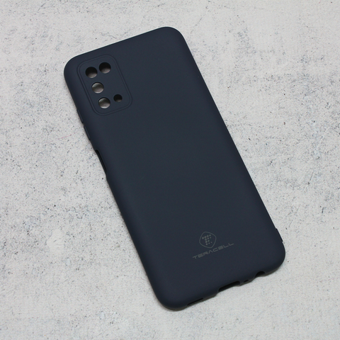 Teracell GIULIETTA silikonska futrola - Samsung A037G Galaxy A03s mat tamno plava.