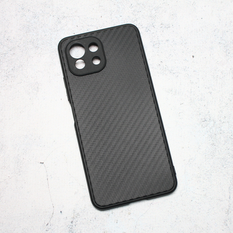 Zastitna futrola Carbon fiber - Xiaomi Mi 11 Lite crna.