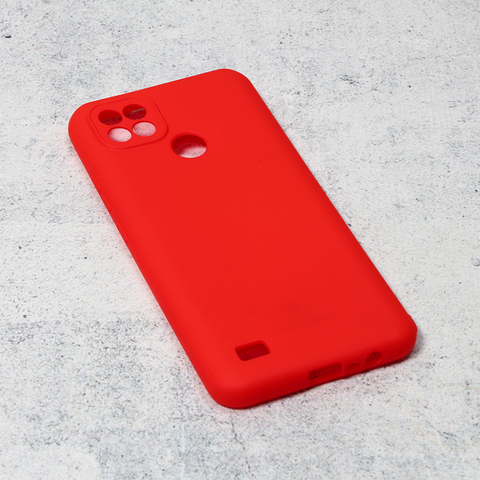 Teracell GIULIETTA silikonska futrola - Realme C11 2021/C20 mat crvena.