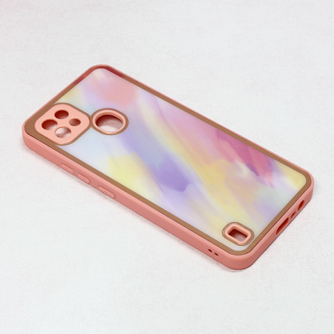 Zastitna futrola Candy Marble - Realme C21 svetlo ljubicasta.