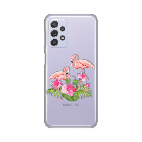 PRINT silikonska futrola skin (ultra tanka) - Samsung A336 Galaxy A33 5G Flamingo.