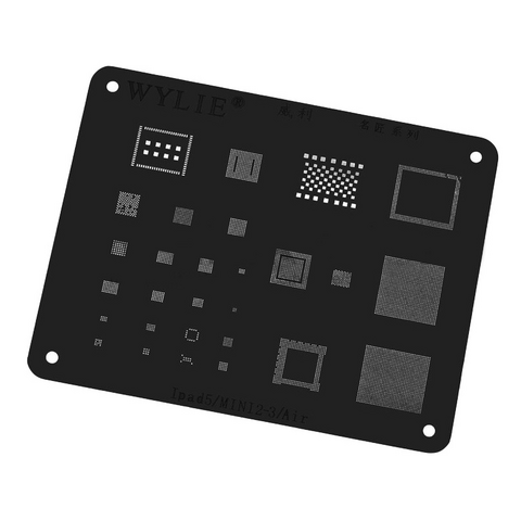 BGA sito WYLIE crni - Ipad 5/Mini 2/Mini 3/Air 19082.