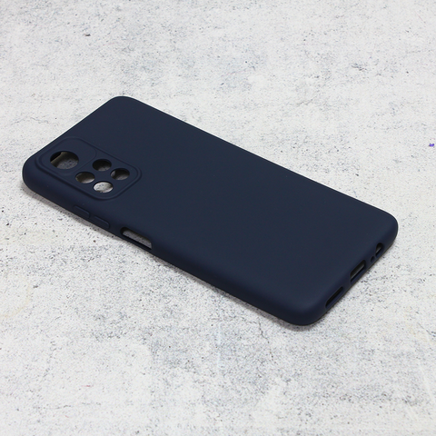 Teracell GIULIETTA silikonska futrola - Xiaomi Redmi Note 11T 5G/Poco M4 Pro 5G mat tamno plava.