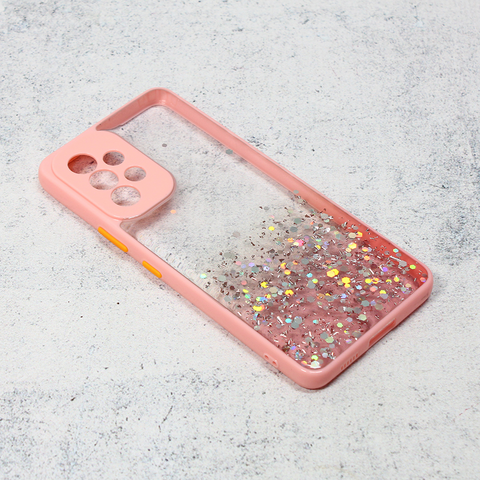 Zastitna futrola okvir Glitter - Samsung A536 Galaxy A53 5G roze.
