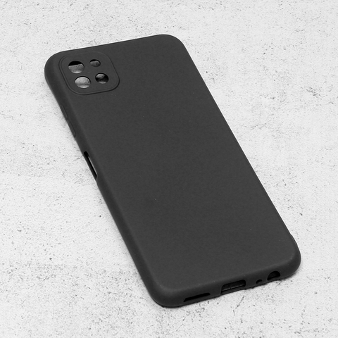 Teracell GIULIETTA silikonska futrola - Samsung A226 Galaxy A22 5G mat crna.