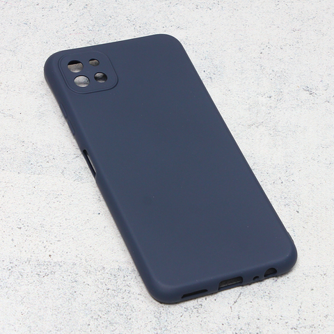 Teracell GIULIETTA silikonska futrola - Samsung A226 Galaxy A22 5G mat tamno plava.
