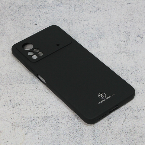 Teracell silikonska futrola skin (ultra tanka) - Xiaomi Poco M4 Pro 4G mat crna.