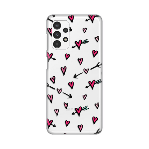 PRINT silikonska futrola skin (ultra tanka) - Samsung A135 Galaxy A13 4G Heart Pattern.