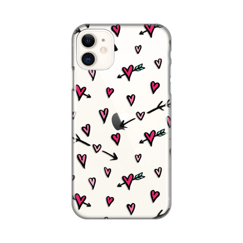 PRINT silikonska futrola skin (ultra tanka) - iPhone 11 6.1 Heart Pattern.