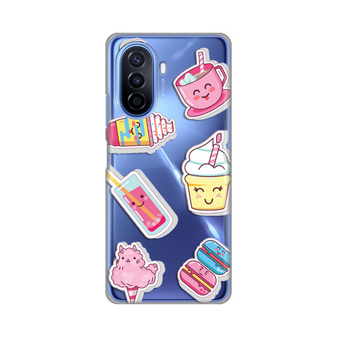 PRINT silikonska futrola skin (ultra tanka) - Huawei Nova Y70/Nova Y70 Plus Ice cream.