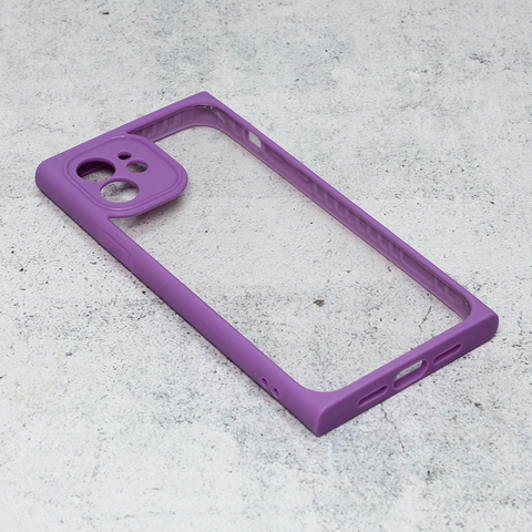 Zastitna futrola Candy Okvir za iPhone 12 6.1 ljubicasta.