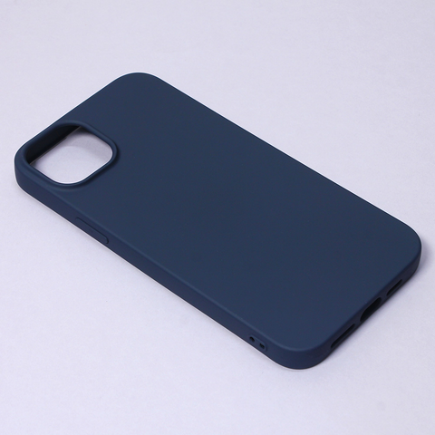 Teracell GIULIETTA silikonska futrola - iPhone 14 Plus mat tamno plava.