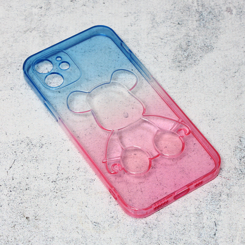 Zastitna futrola Violet bear - iPhone 12 6.1 tip 4.