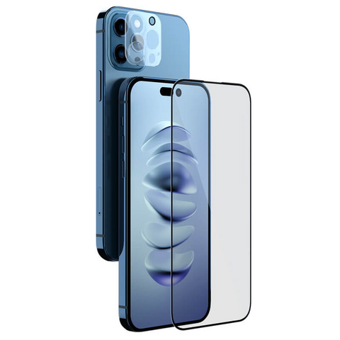 Zastitno Staklo Tempered glass (zastitno staklo za ekran) Nillkin 2u1 HD - iPhone 14 Pro crna.