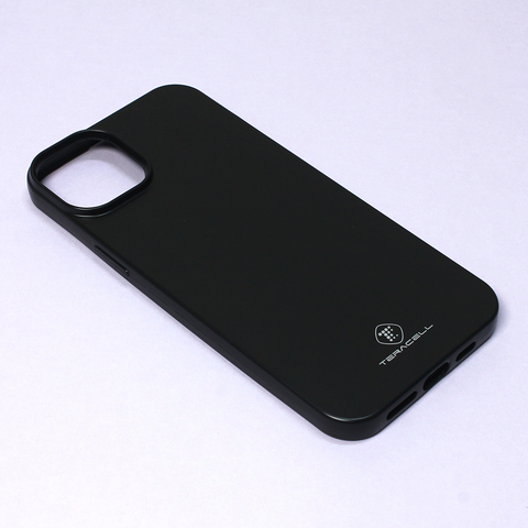 Teracell silikonska futrola skin (ultra tanka) - iPhone 14 Plus mat crna.