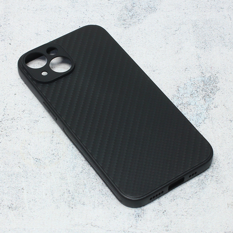 Zastitna futrola Carbon fiber - iPhone 14 crna.