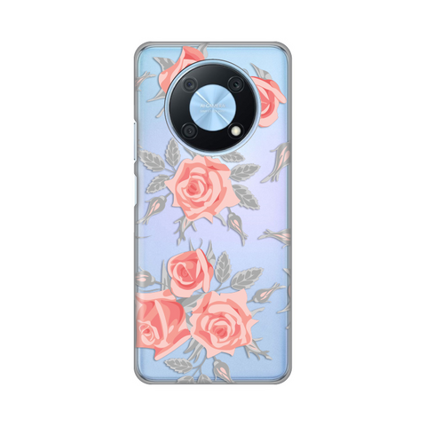 PRINT silikonska futrola skin (ultra tanka) - Huawei Nova Y90 Elegant Roses.