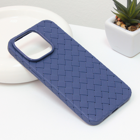 Zastitna futrola Weave case - iPhone 14 Pro plava.