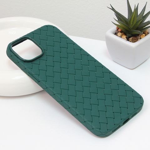 Zastitna futrola Weave case - iPhone 14 Plus zelena.