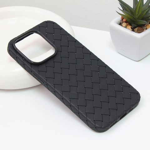 Zastitna futrola Weave case - iPhone 14 Pro crna.