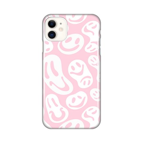 PRINT silikonska futrola - iPhone 11 6.1 Pink Smiles.