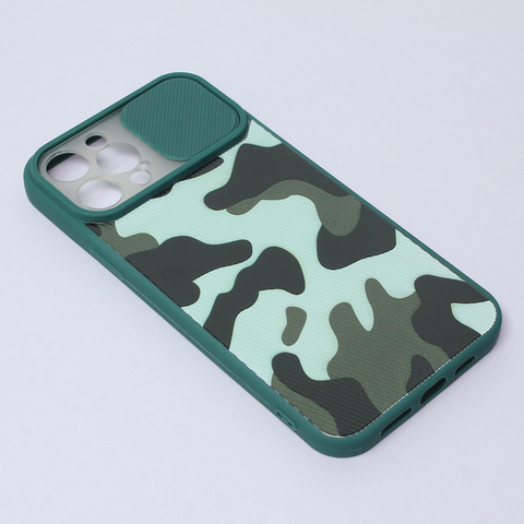 Zastitna futrola Camera Army - iPhone 12 Pro Max 6.7 tamno zelena.