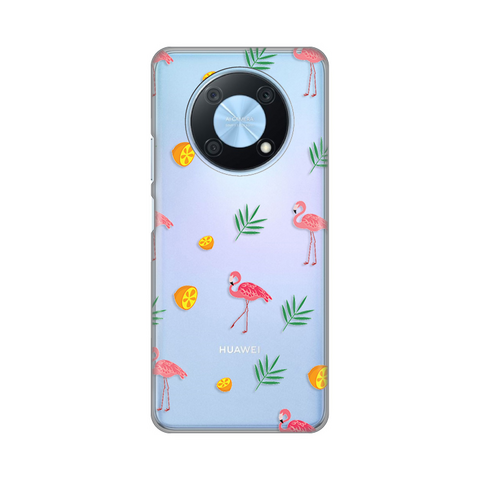 PRINT silikonska futrola skin (ultra tanka) - Huawei Nova Y90 Flamingo.