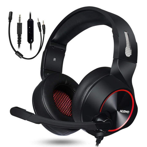 Slusalice Gaming Nubwo N11D 3.5mm crno crvene.