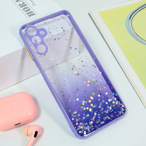 Zastitna futrola okvir Glitter - Samsung A136 Galaxy A13 5G ljubicasta.