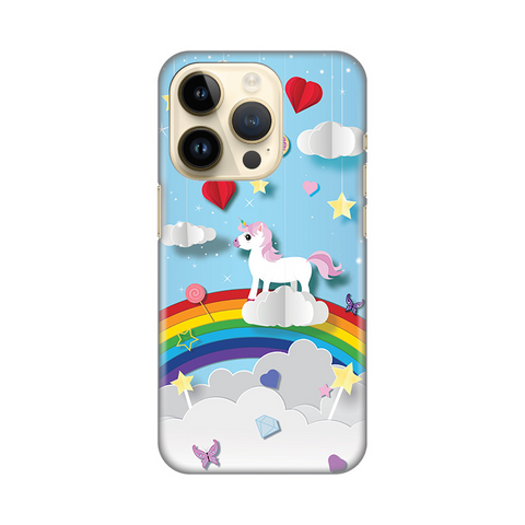 PRINT silikonska futrola - iPhone 14 Pro Unicorn.