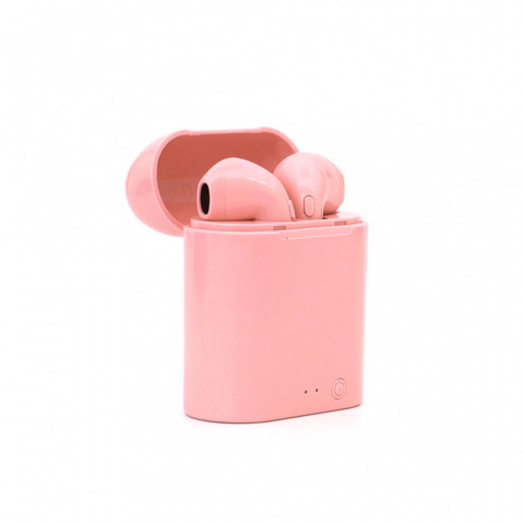 Bluetooth slusalice Airpods i7 mini roze HQ.