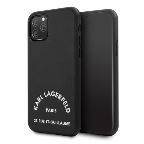 Zastitna futrola Karl Lagerfeld PU Leather ST Guillame - iPhone 11 Pro Max 6.5 crna (KLHCN65NYBK).