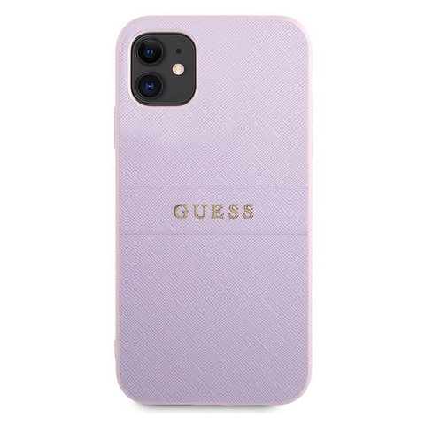 Zastitna futrola Guess Hc PU Saffiano - iPhone 11 6.1 ljubicasta (GUHCN61PSASBPU).