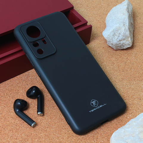 Teracell silikonska futrola skin (ultra tanka) - Xiaomi 12T Pro mat crna.