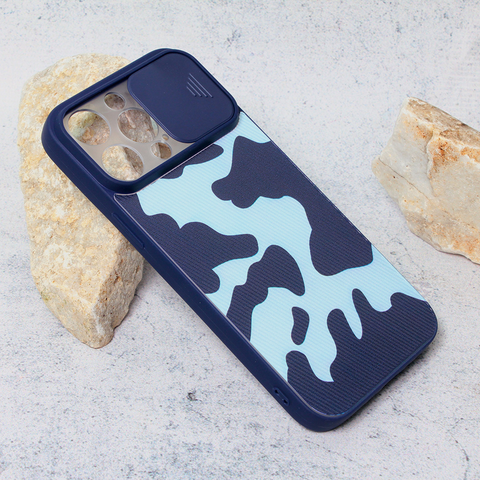 Zastitna futrola Camera Army - iPhone 14 Pro Max 6.7 tamno plava.