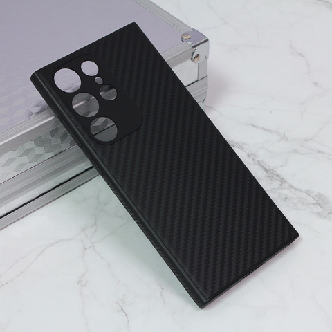 Zastitna futrola Carbon fiber - Samsung Galaxy S23 Ultra crna.