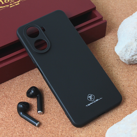 Teracell silikonska futrola skin (ultra tanka) - Huawei Nova 10 SE mat crna.