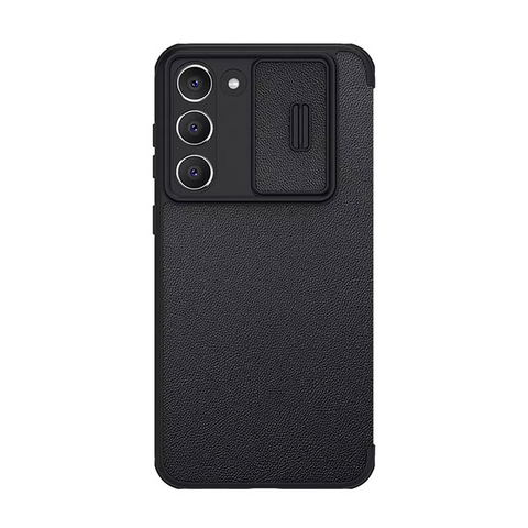 Zastitna futrola Nillkin Qin Pro (plain leather) - Samsung S911B Galaxy S23 crna.