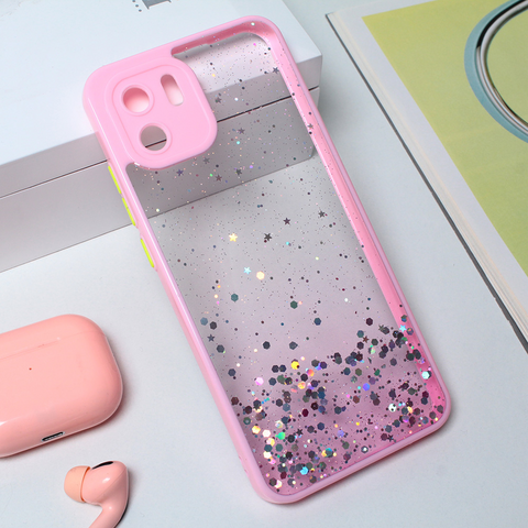 Zastitna futrola okvir Glitter - Xiaomi Redmi A1/Redmi A2 roze.