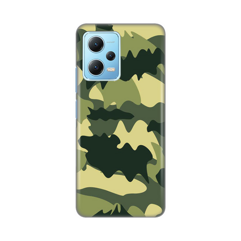 PRINT silikonska futrola skin (ultra tanka) - Xiaomi Redmi Note 12 5G (EU) Army.