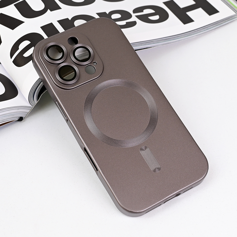 Zastitna futrola Magsafe Chrome - iPhone 16 Pro siva.