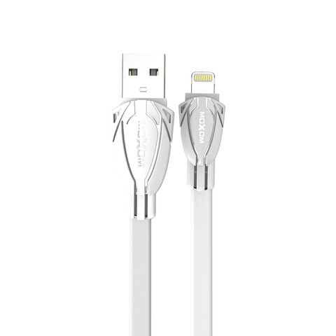 USB data kabl Moxom MX-CB32 2.4A lightning 1m beli (MS).