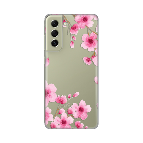 PRINT silikonska futrola skin (ultra tanka) - Samsung G990 Galaxy S21 FE Rose Flowers.