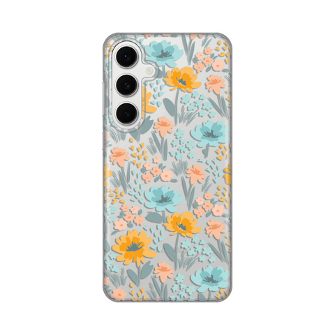 PRINT silikonska futrola skin (ultra tanka) - Samsung S721B Galaxy S24 Fe Lovely Flowers.